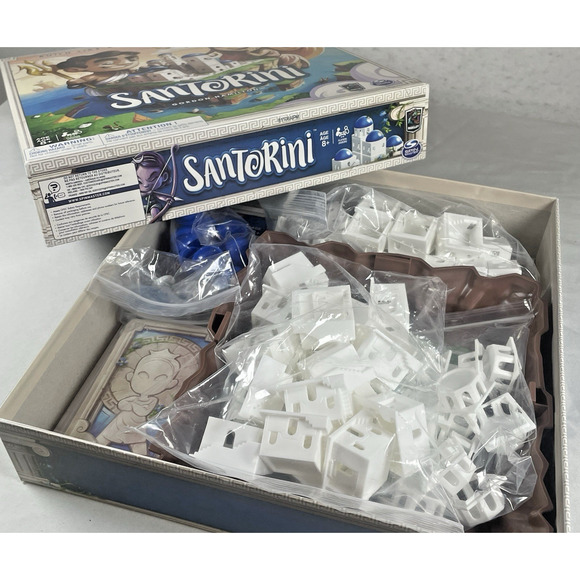 Santorini Strategy Board Building Game Spin Master 2-4 Players Age 8+ COMPLETE - Picture 4 of 5